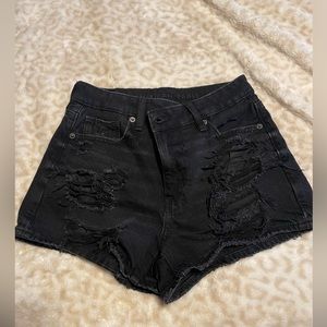 AE destroyed mom shorts